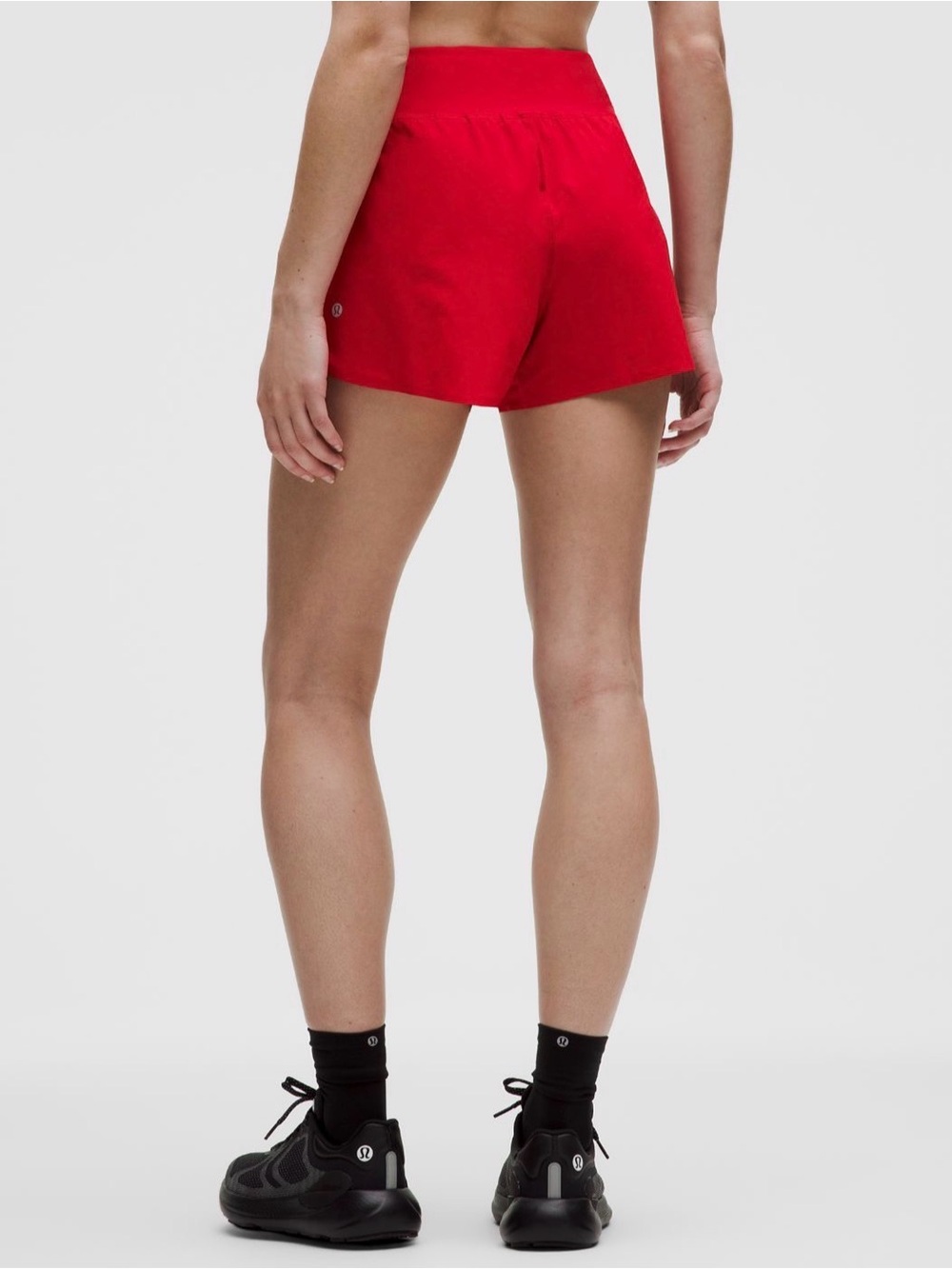 NWT Lululemon Fast and Free HighRise ClassicFit Split Short 3" Medium Oxford Red - Picture 4 of 9
